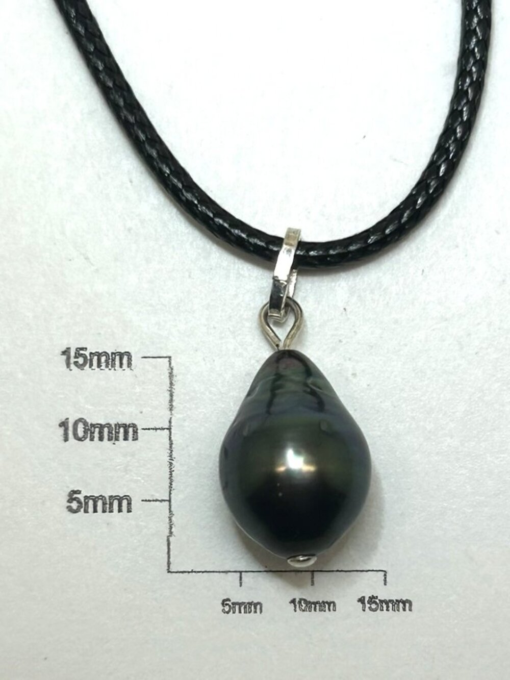 Drop Shape Tahitian Pearl Charm.